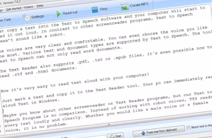 Text to Speech Reader PC